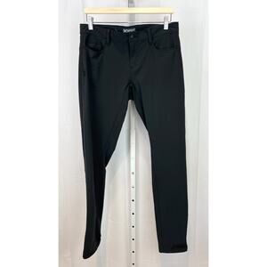 CHROME Womens Sylvan Five Pocket Pants Cycling Commute Stretch Nylon Black 10